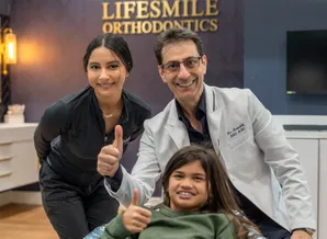 Happy patient at LifeSmile Orthodontics